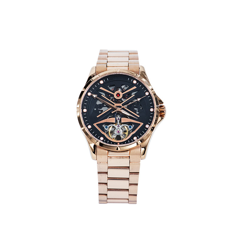 OEM Luxury Men's Mechanical Watch High-Quality Stainless Steel Waterproof Business Watch 46mm Glass Dial 22mm Band